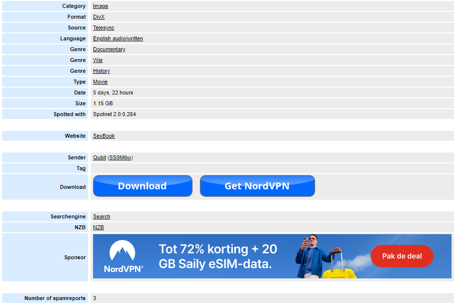 nzb downloaden met clubnzb